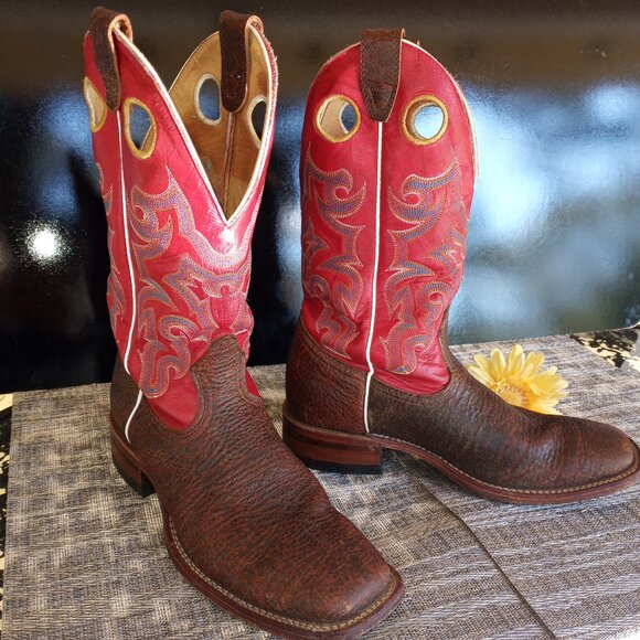 Boulet men's cowboy boots men's 8.5E (wide) - Picture 3 of 16